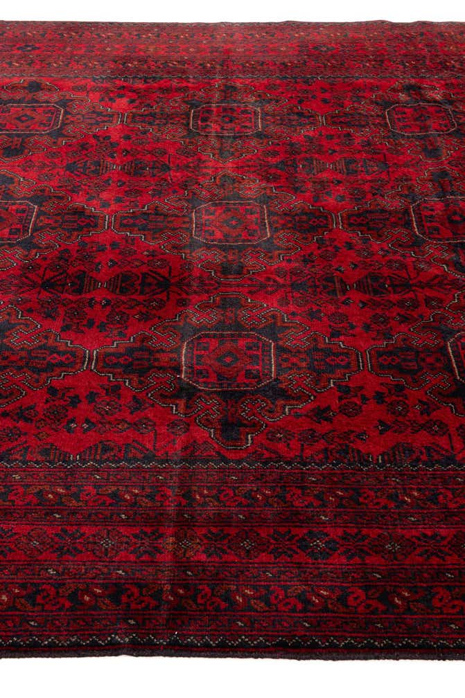 6' 9 x 9' 10 Hand Knotted Khal Mohammadi Wool Rug