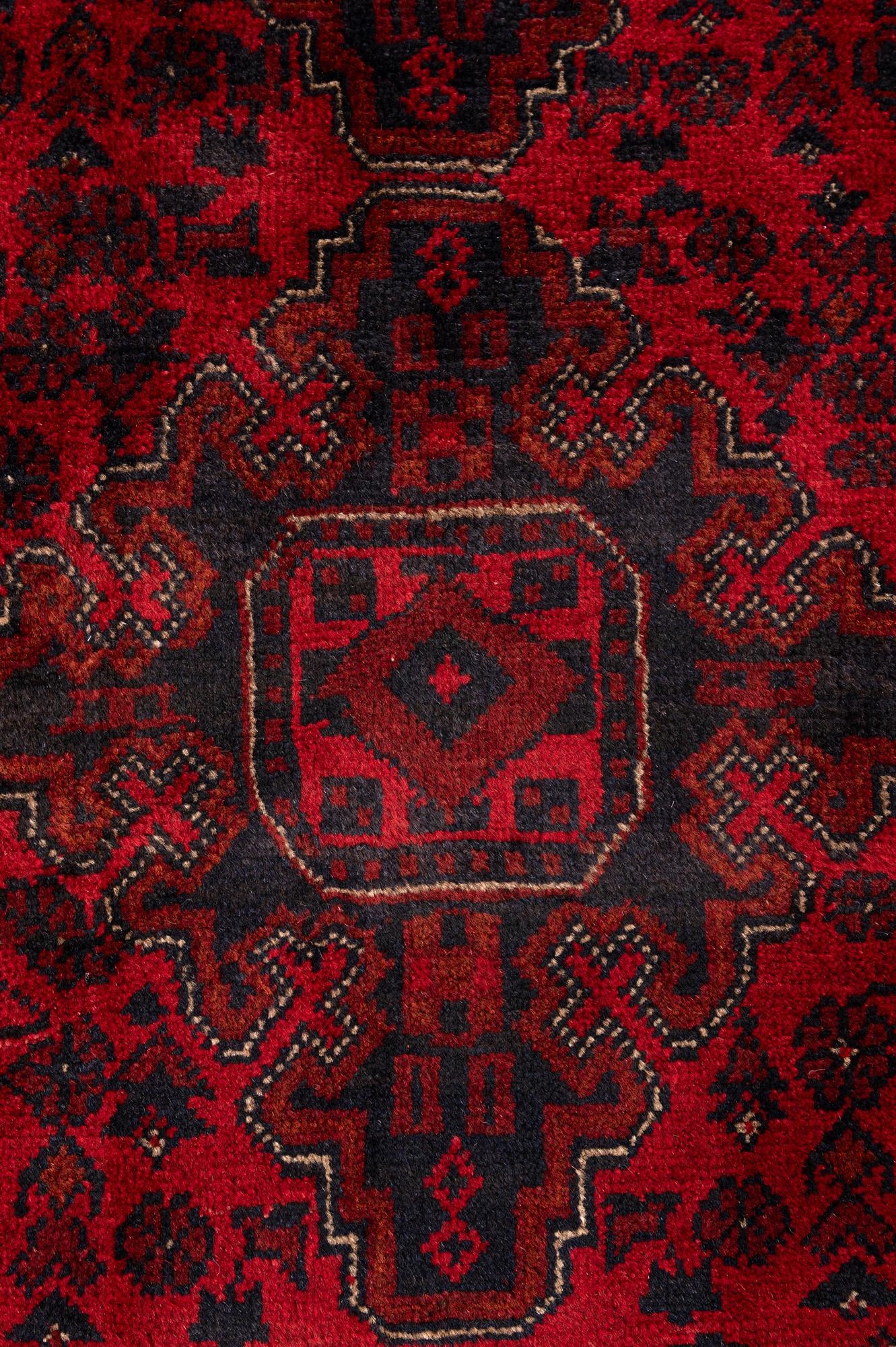 6' 9 x 9' 10 Hand Knotted Khal Mohammadi Wool Rug