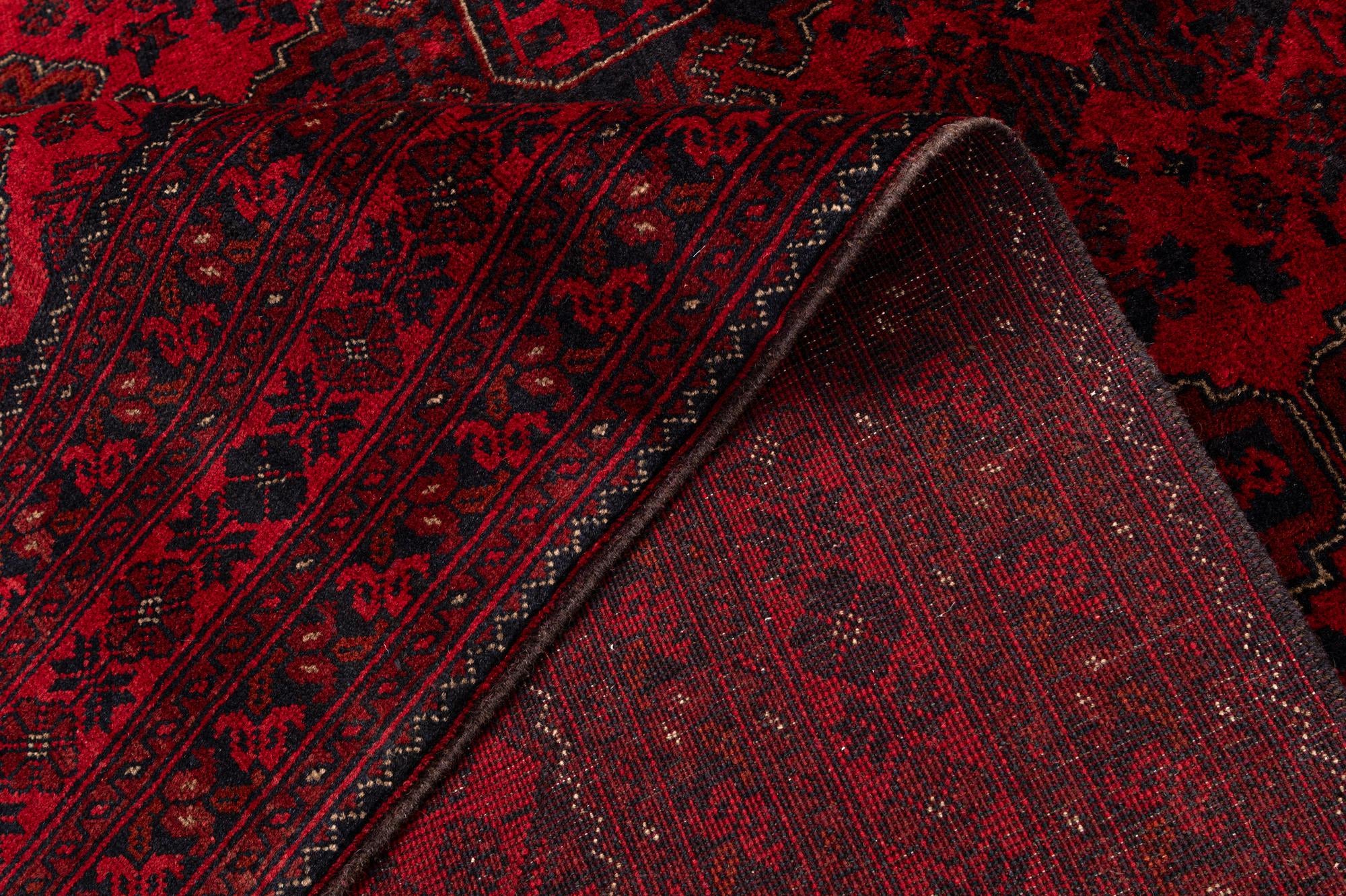 6' 9 x 9' 10 Hand Knotted Khal Mohammadi Wool Rug