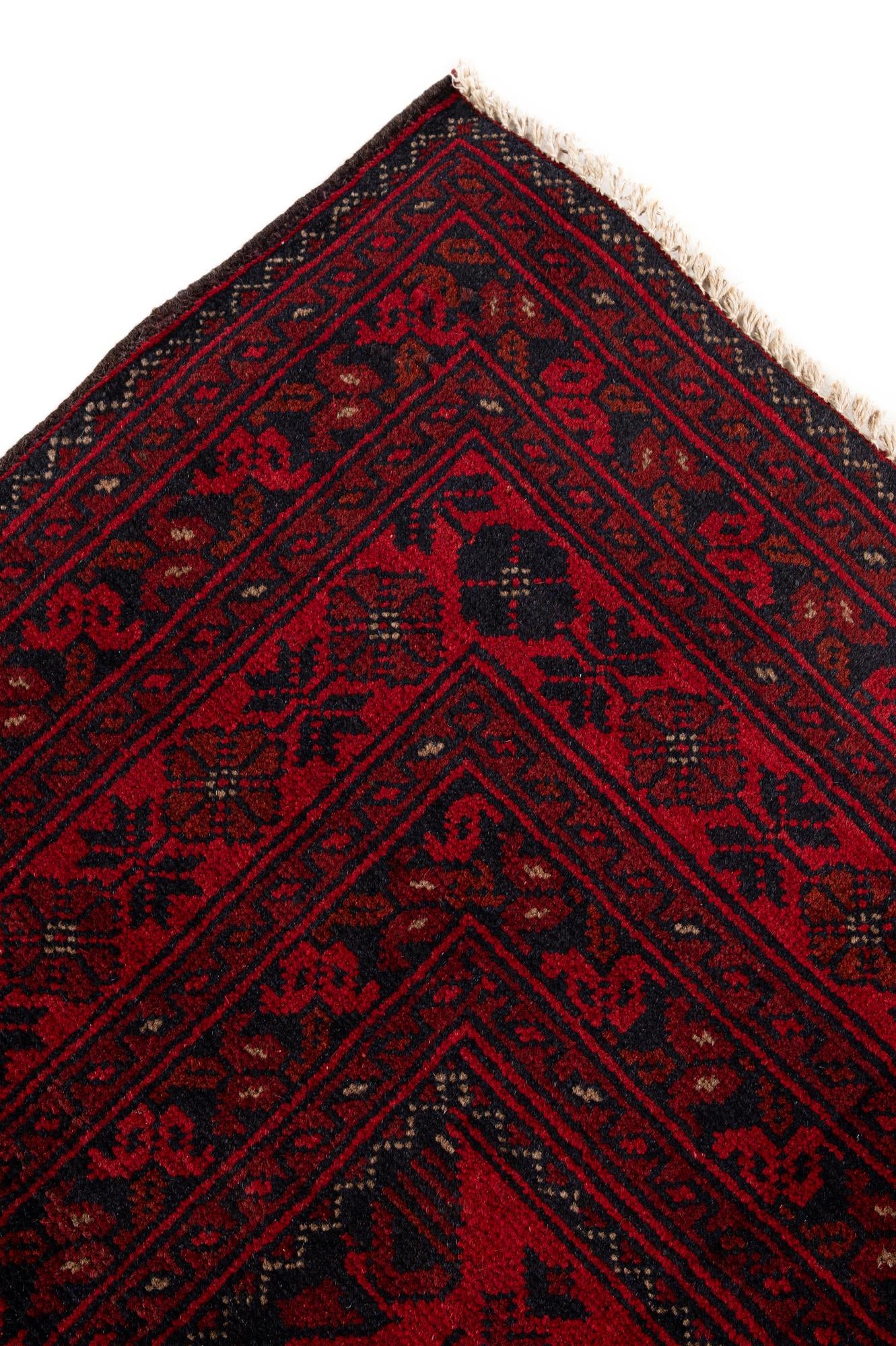 6' 9 x 9' 10 Hand Knotted Khal Mohammadi Wool Rug
