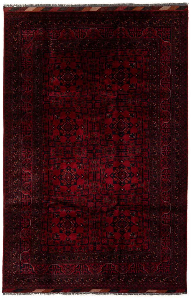 6' 7 x 9' 10 Hand Knotted Khal Mohammadi Wool Rug