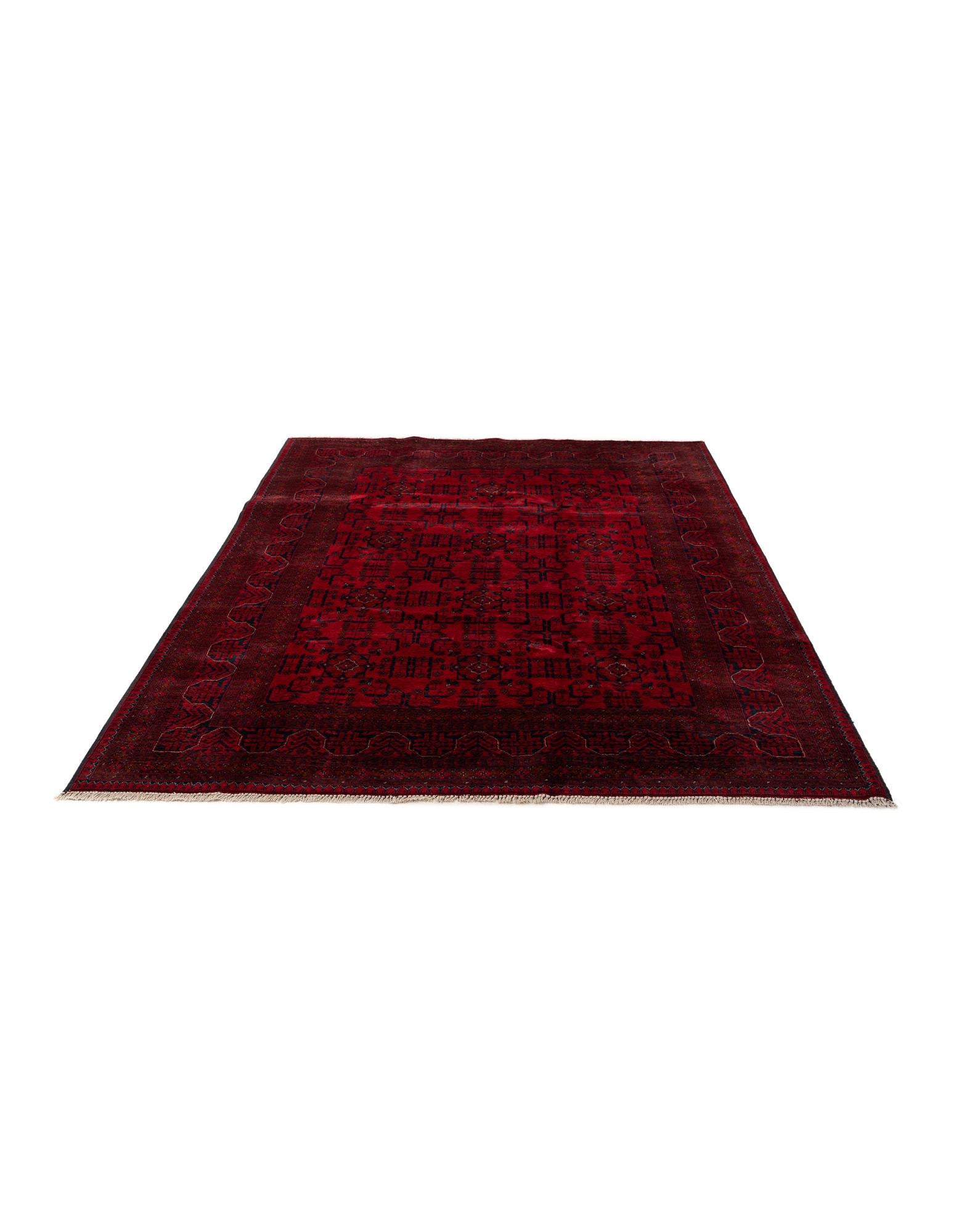 6' 7 x 9' 9 Hand Knotted Khal Mohammadi Wool Rug