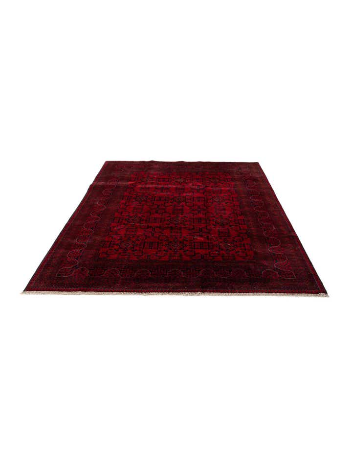 6' 7 x 9' 9 Hand Knotted Khal Mohammadi Wool Rug
