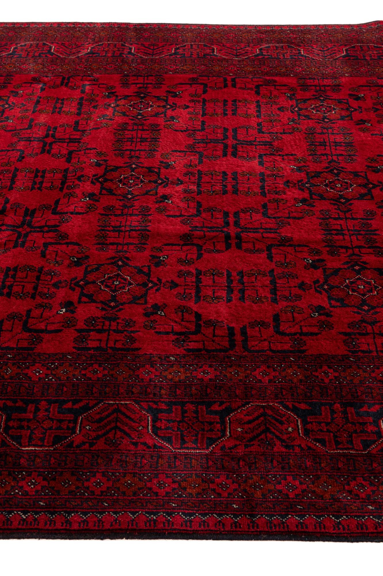 6' 7 x 9' 9 Hand Knotted Khal Mohammadi Wool Rug