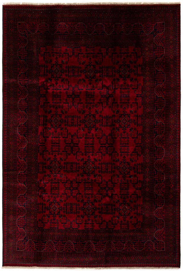 Detail image of 6' 7 x 9' 9 Hand Knotted Khal Mohammadi Wool Rug