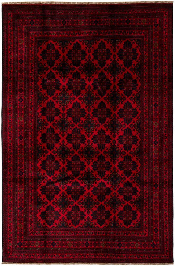 6' 6 x 9' 10 Hand Knotted Khal Mohammadi Wool Rug