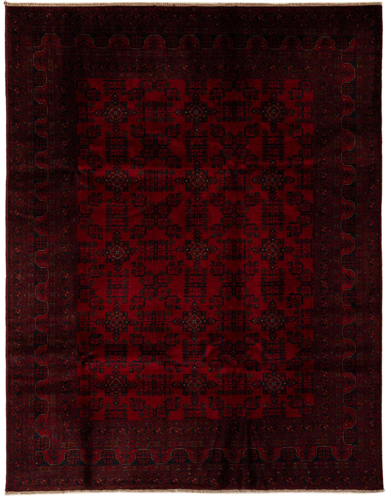 6' 6 x 9' 9 Hand Knotted Khal Mohammadi Wool Rug