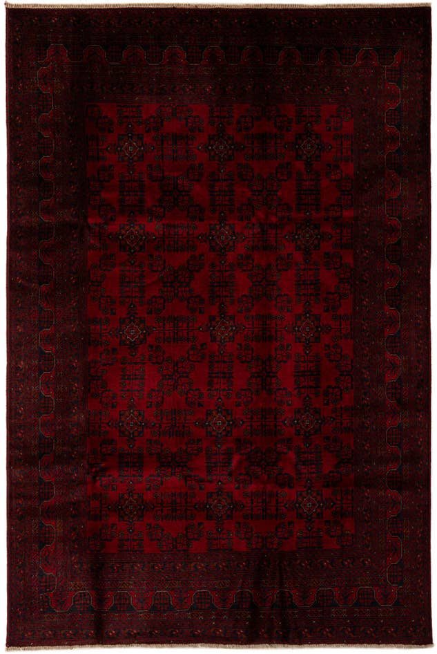 Detail image of 6' 6 x 9' 9 Hand Knotted Khal Mohammadi Wool Rug