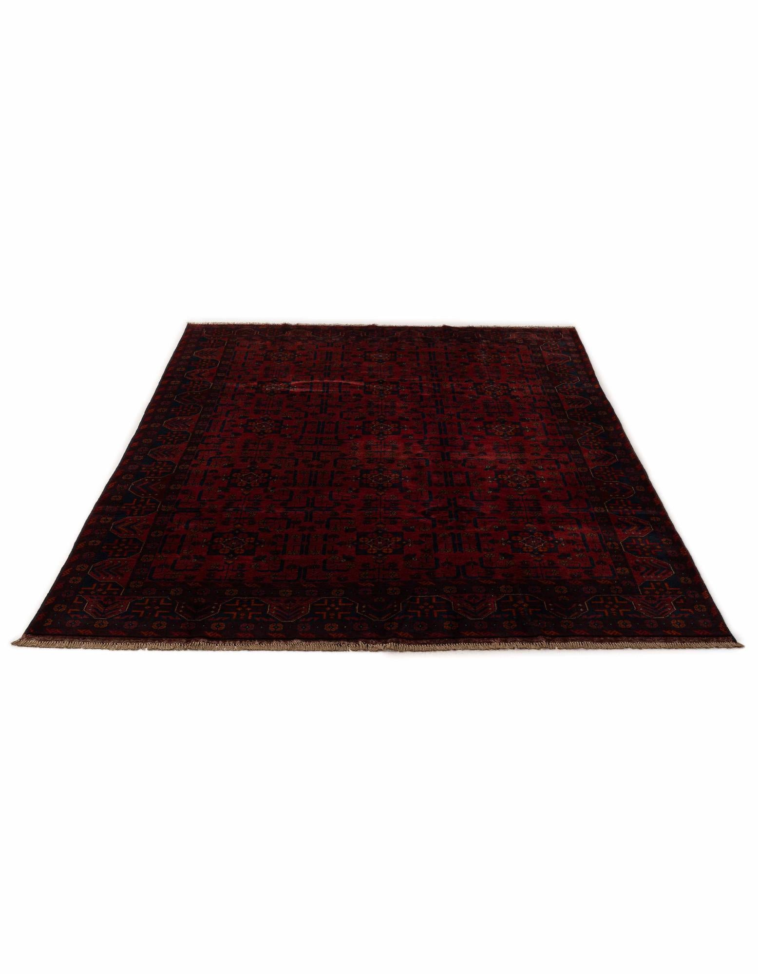 6' 6 x 10' 2 Hand Knotted Khal Mohammadi Wool Rug