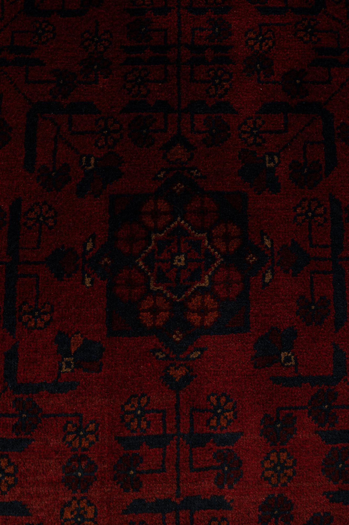 6' 6 x 10' 2 Hand Knotted Khal Mohammadi Wool Rug