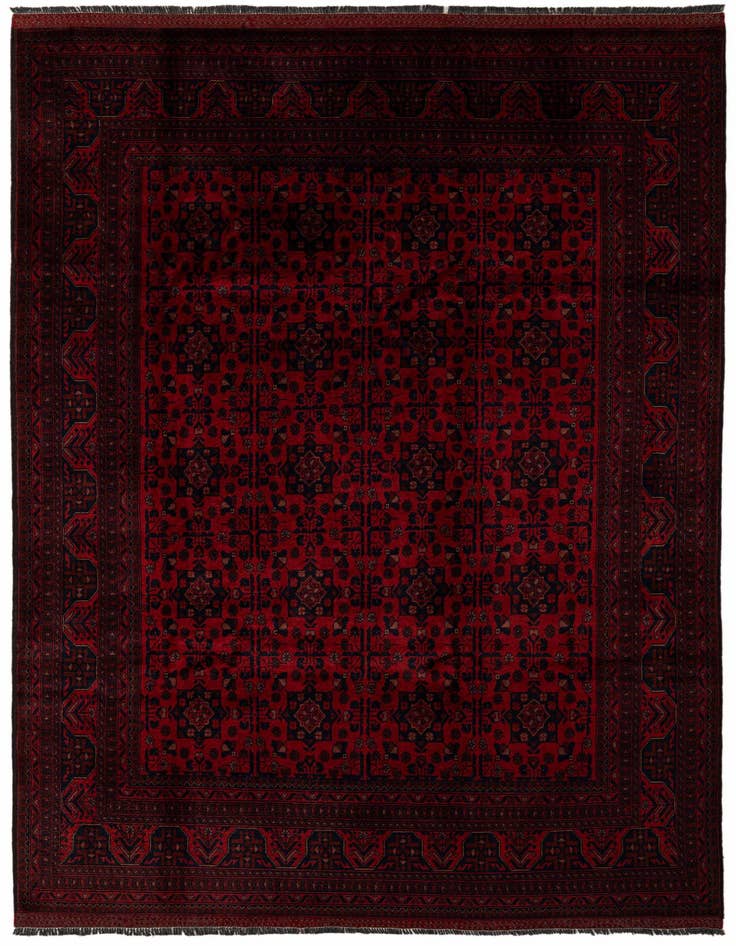 Detail image of 6' 9 x 10' Hand Knotted Khal Mohammadi Wool Rug