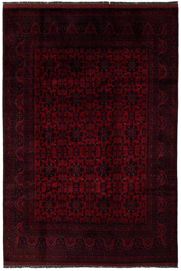 Detail image of 6' 9 x 10' Hand Knotted Khal Mohammadi Wool Rug
