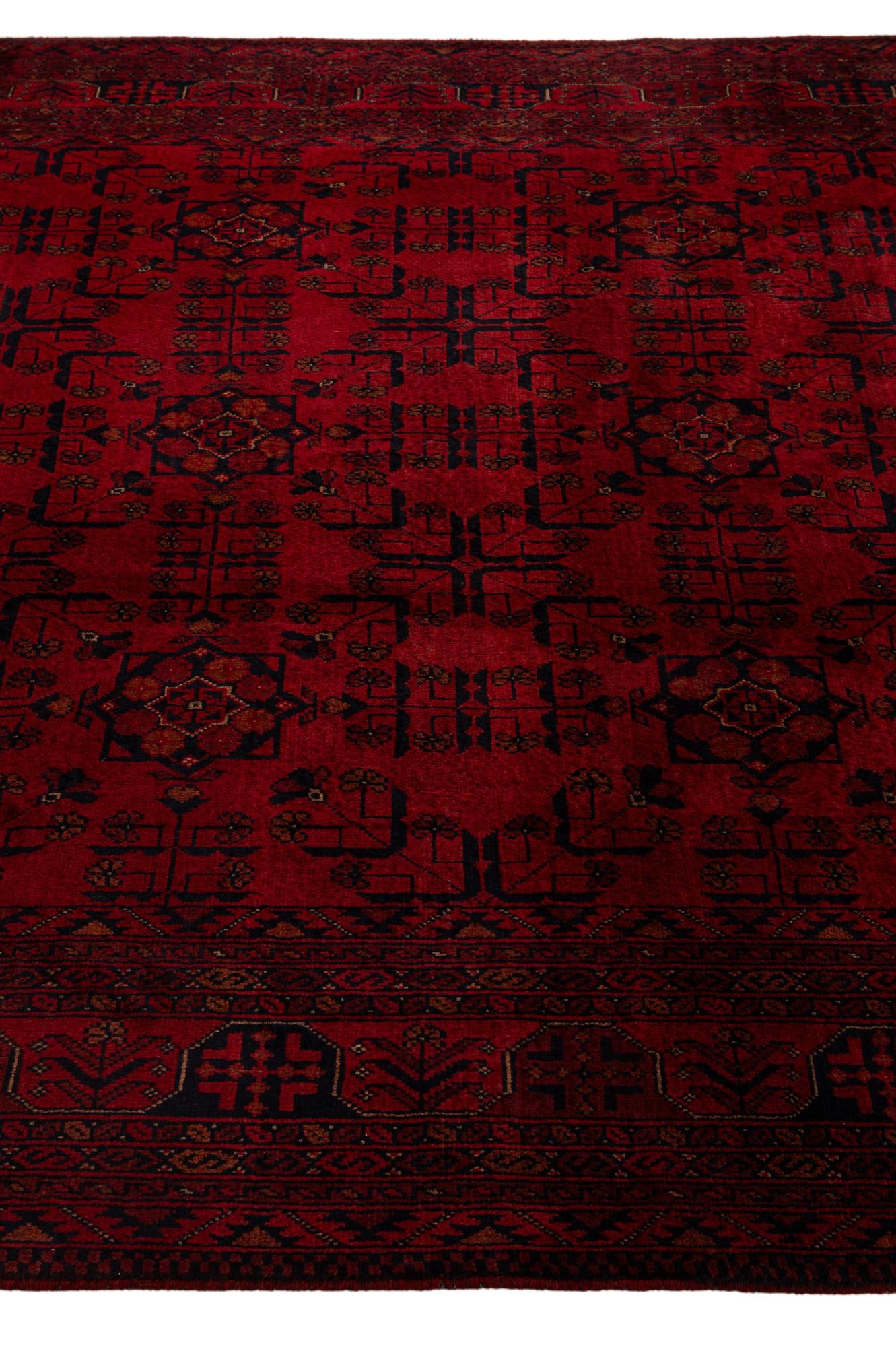 6' 7 x 9' 10 Hand Knotted Khal Mohammadi Wool Rug