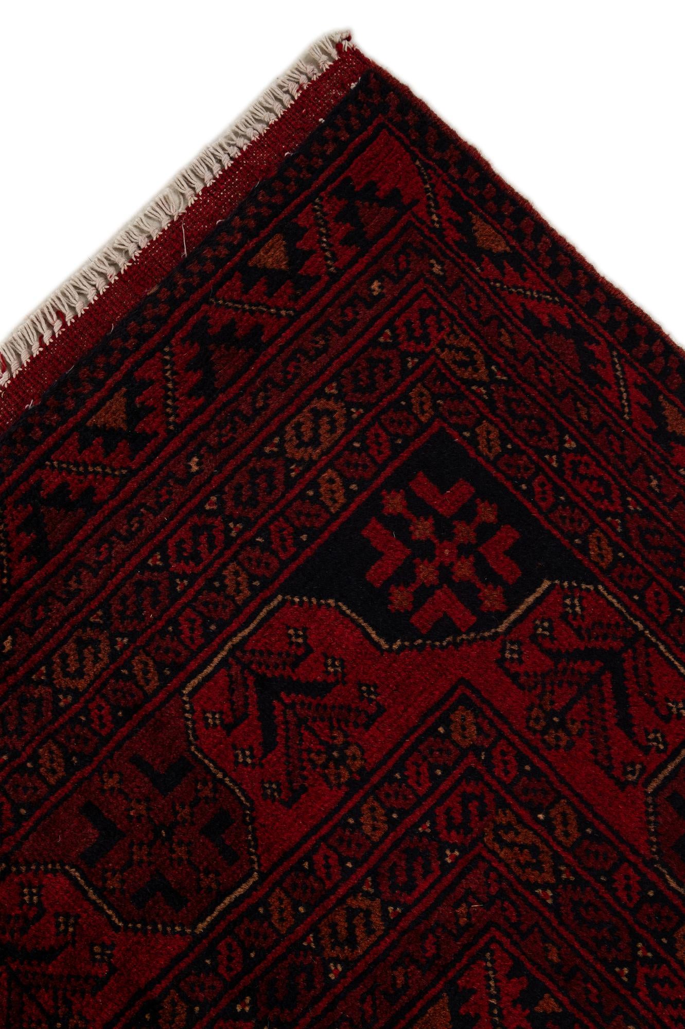 6' 7 x 9' 10 Hand Knotted Khal Mohammadi Wool Rug