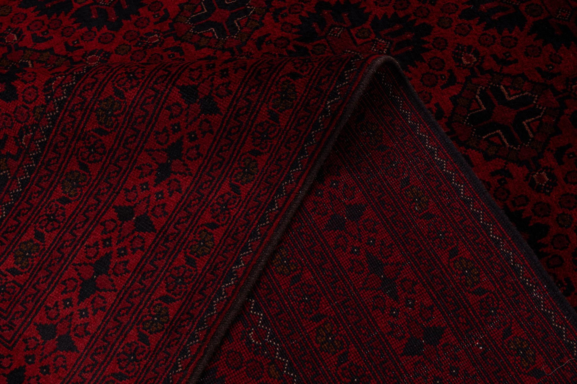 6' 7 x 10' Hand Knotted Khal Mohammadi Wool Rug