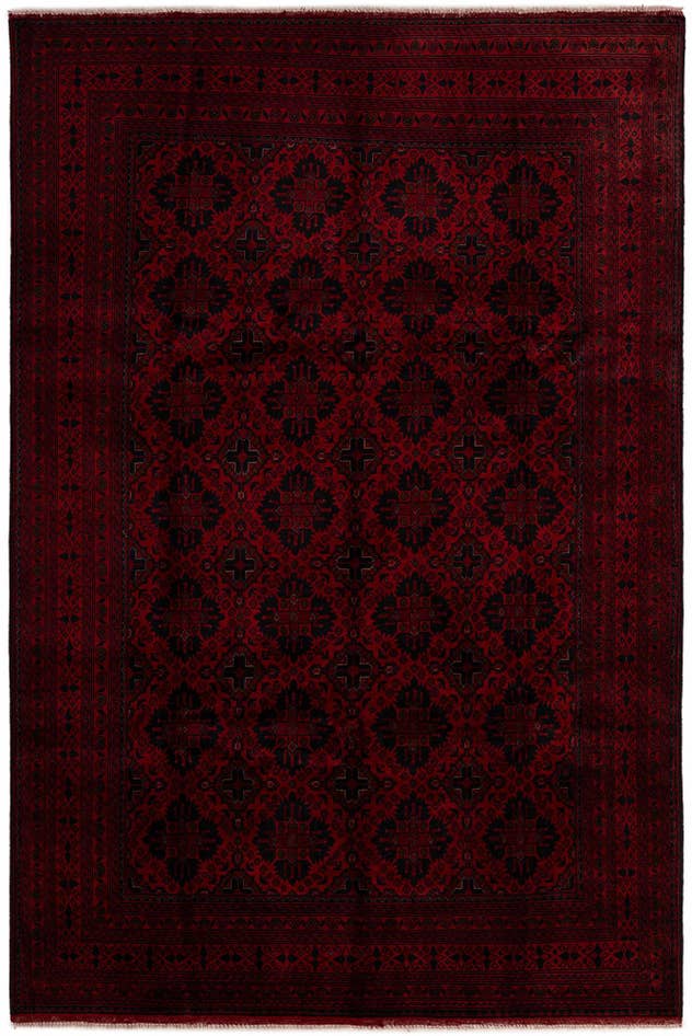 Detail image of 6' 7 x 10' Hand Knotted Khal Mohammadi Wool Rug