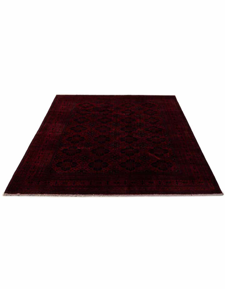 6' 9 x 9' 8 Hand Knotted Khal Mohammadi Wool Rug