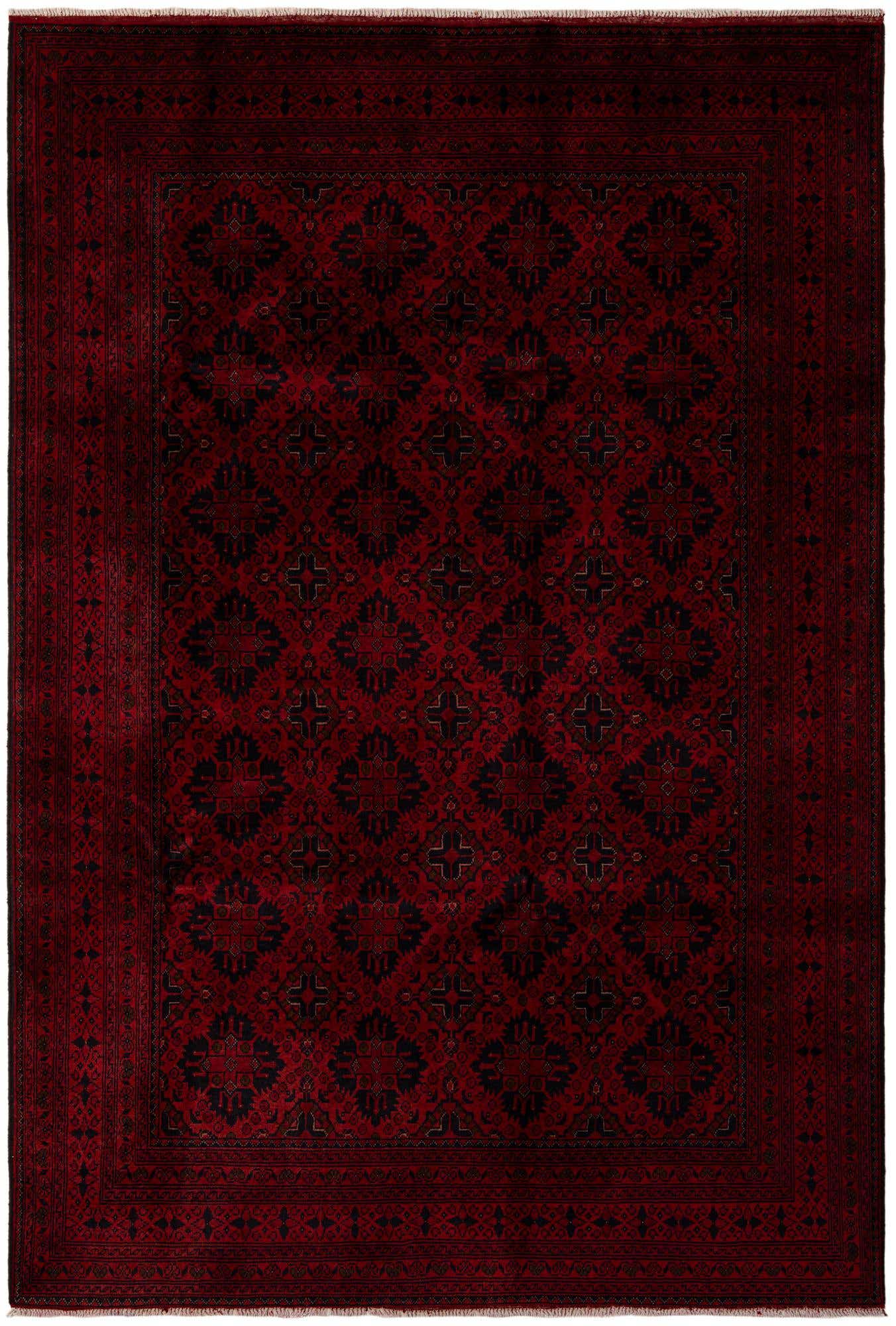 6' 9 x 9' 8 Hand Knotted Khal Mohammadi Wool Rug