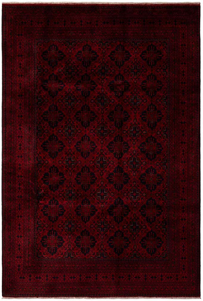 6' 9 x 9' 8 Hand Knotted Khal Mohammadi Wool Rug