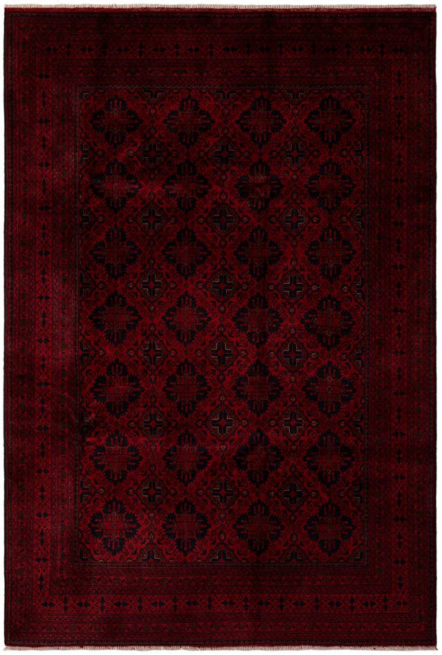 Detail image of 6' 9 x 9' 8 Hand Knotted Khal Mohammadi Wool Rug