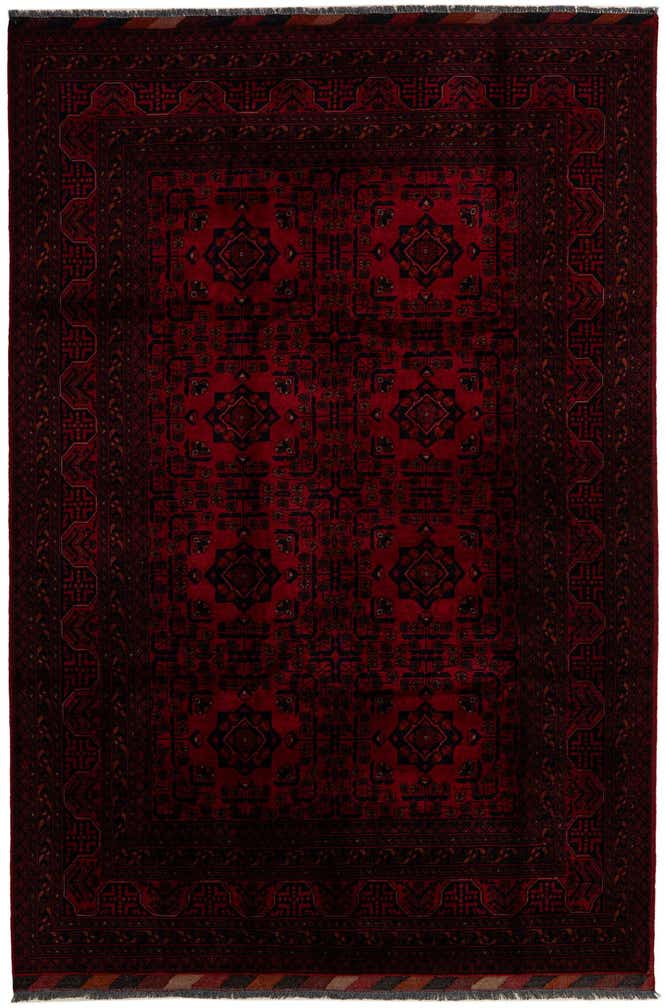6' 6 x 9' 10 Hand Knotted Khal Mohammadi Wool Rug