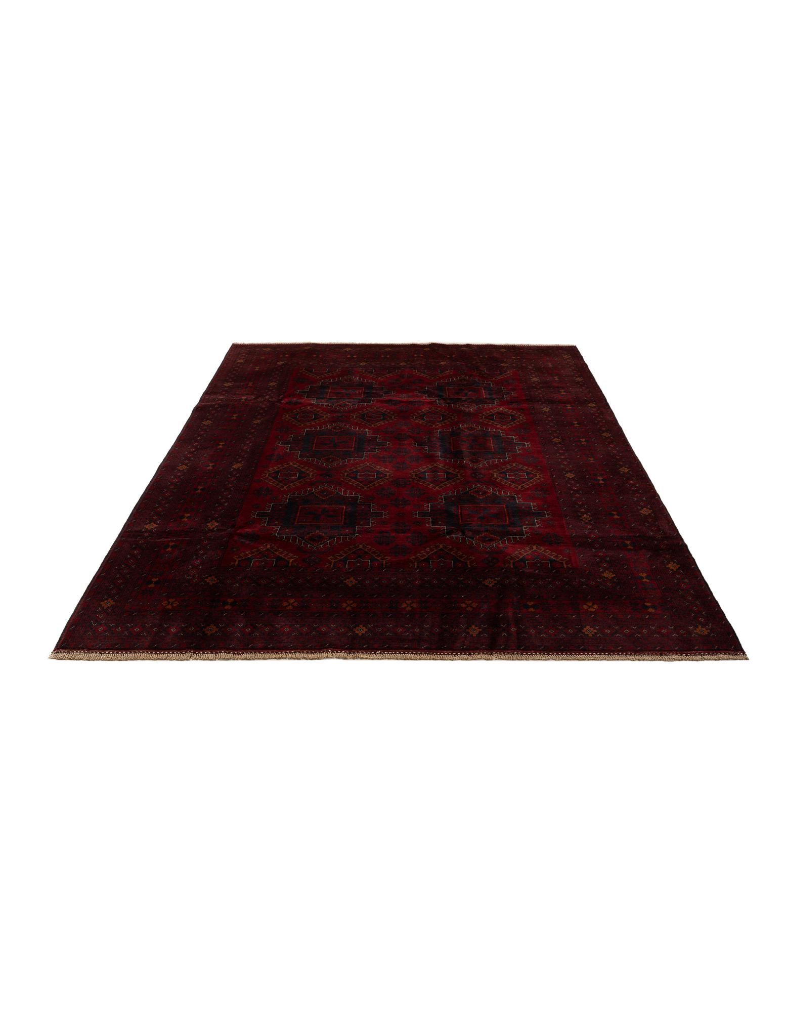 6' 8 x 9' 9 Hand Knotted Khal Mohammadi Wool Rug