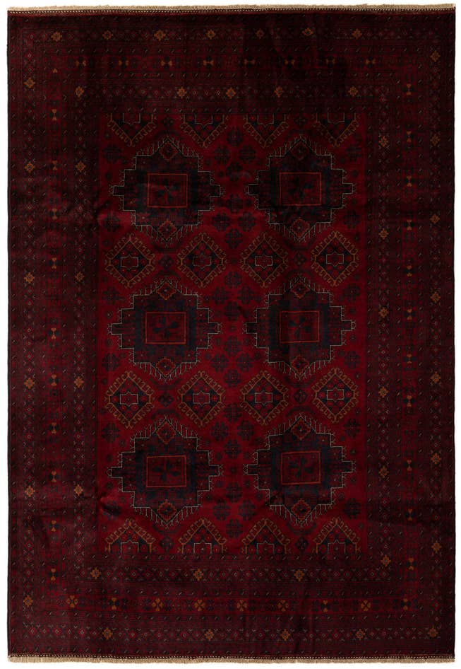 Detail image of 6' 8 x 9' 9 Hand Knotted Khal Mohammadi Wool Rug