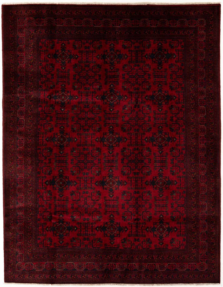 Detail image of 6' 9 x 9' 8 Hand Knotted Khal Mohammadi Wool Rug