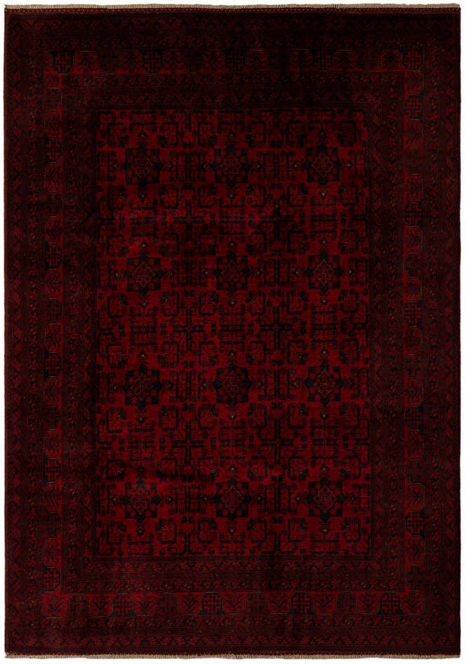 Detail image of 6' 10 x 9' 8 Hand Knotted Khal Mohammadi Wool Rug