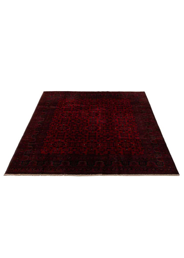 6' 9 x 9' 7 Hand Knotted Khal Mohammadi Wool Rug