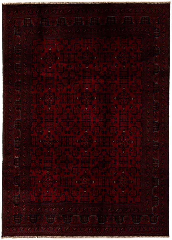 6' 9 x 9' 7 Hand Knotted Khal Mohammadi Wool Rug