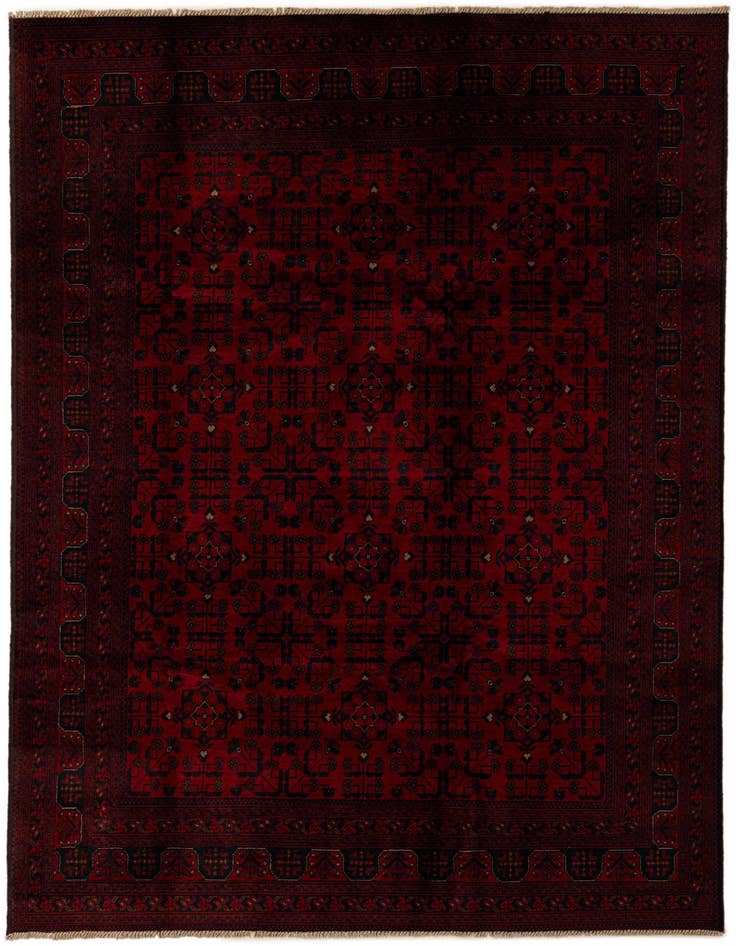 Detail image of 6' 9 x 9' 7 Hand Knotted Khal Mohammadi Wool Rug