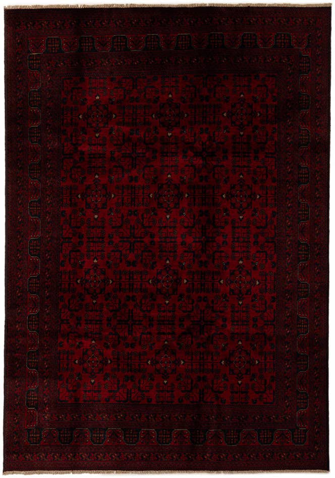 Detail image of 6' 9 x 9' 7 Hand Knotted Khal Mohammadi Wool Rug