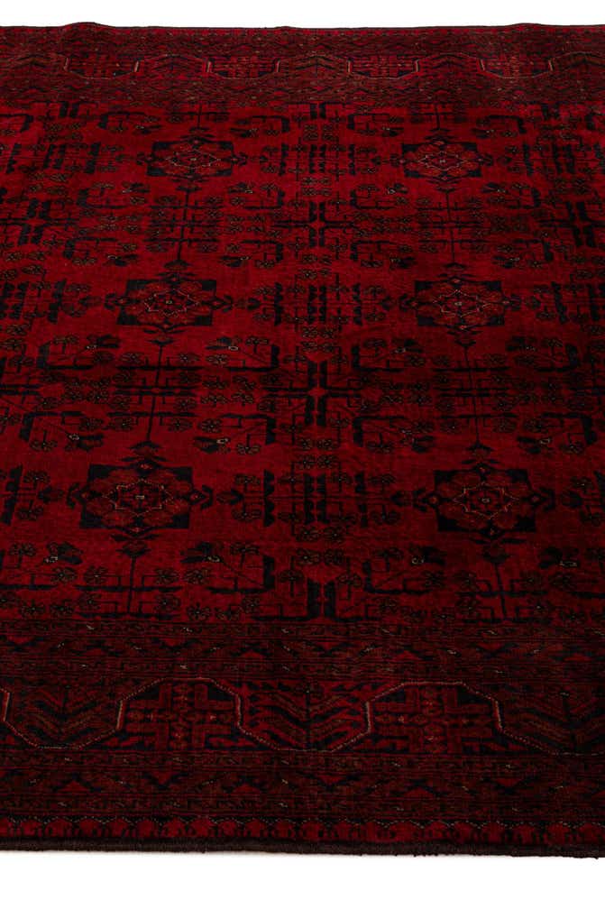6' 11 x 9' 6 Hand Knotted Khal Mohammadi Wool Rug