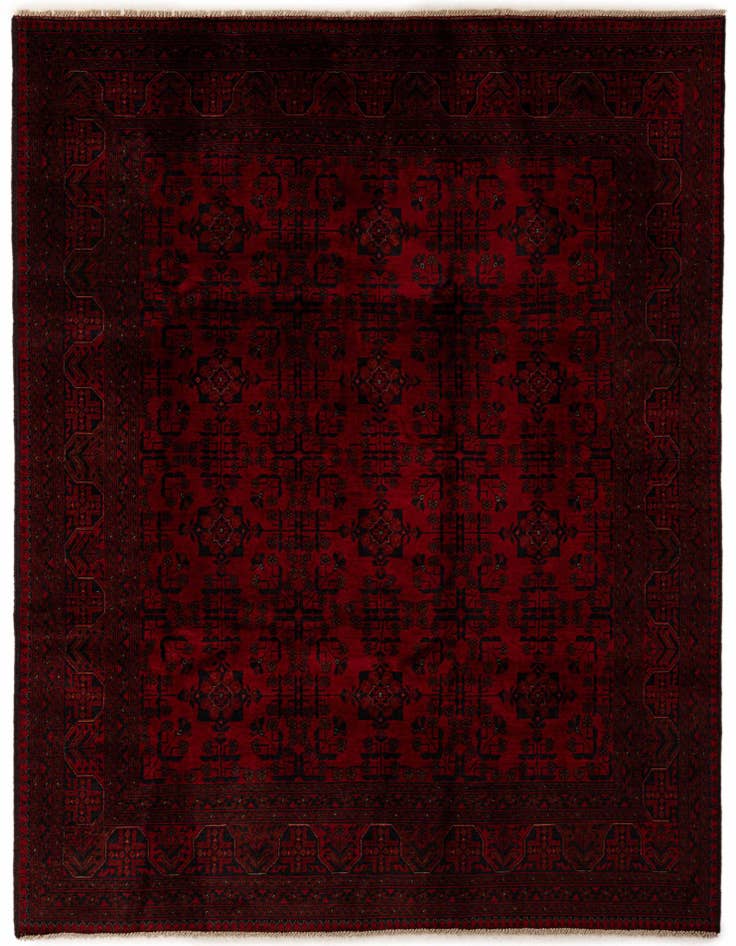 Detail image of 6' 11 x 9' 6 Hand Knotted Khal Mohammadi Wool Rug