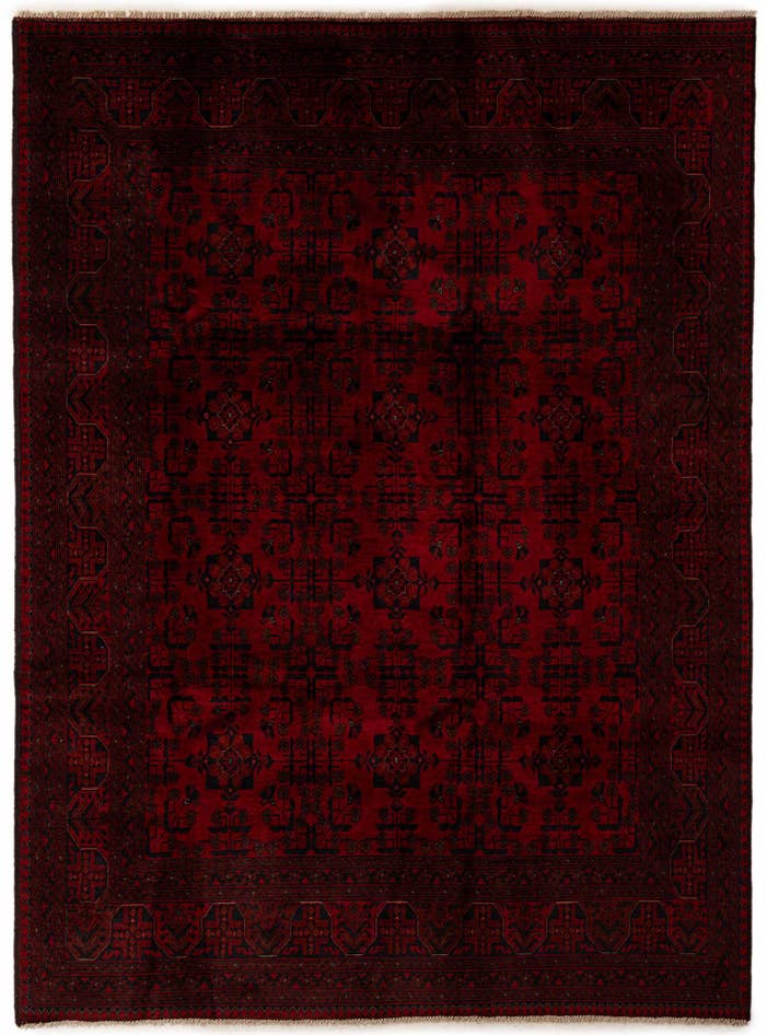Detail image of 6' 11 x 9' 6 Hand Knotted Khal Mohammadi Wool Rug