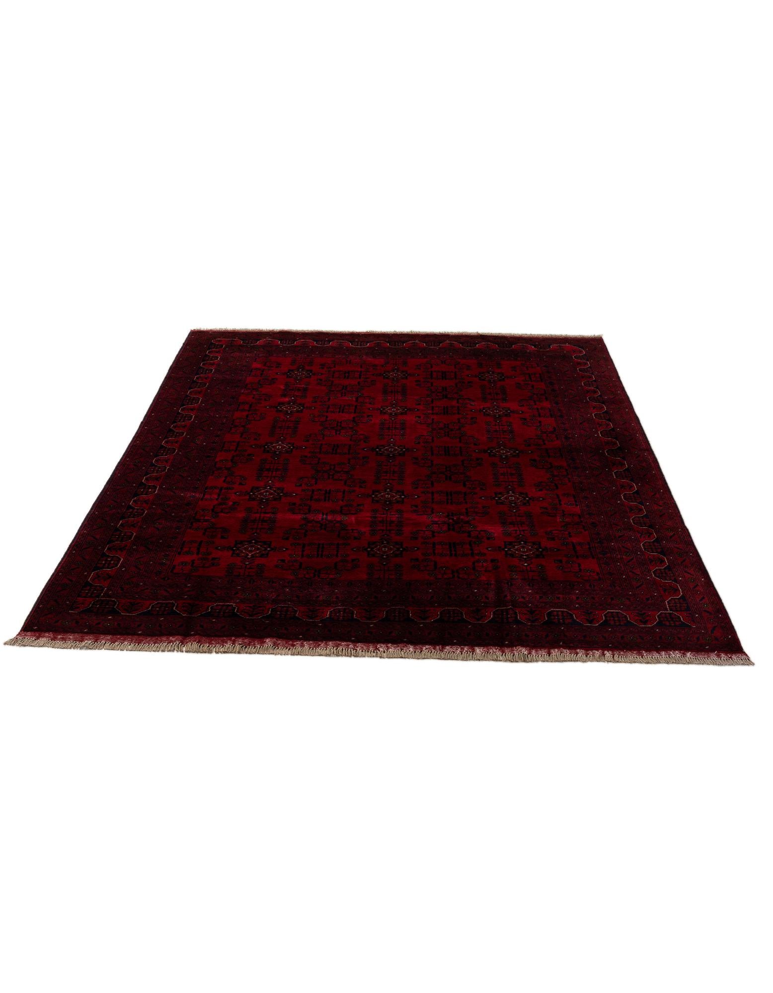 6' 9 x 9' 8 Hand Knotted Khal Mohammadi Wool Rug