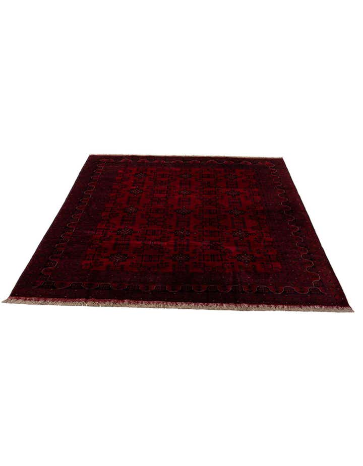 6' 9 x 9' 8 Hand Knotted Khal Mohammadi Wool Rug