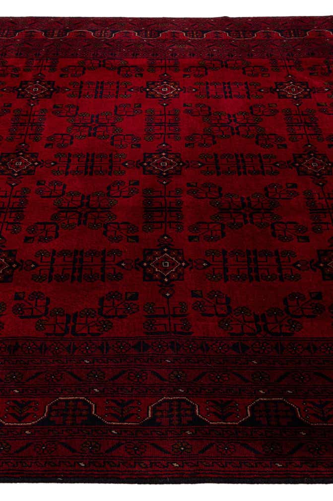 6' 9 x 9' 8 Hand Knotted Khal Mohammadi Wool Rug