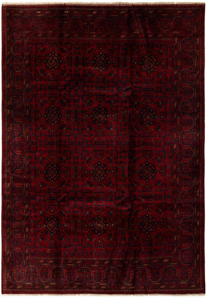 6' 11 x 9' 9 Hand Knotted Khal Mohammadi Wool Rug