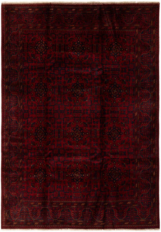 Detail image of 6' 11 x 9' 9 Hand Knotted Khal Mohammadi Wool Rug