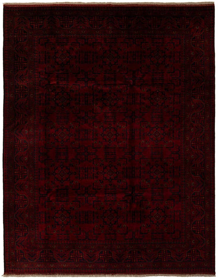 Detail image of 6' 10 x 10' Hand Knotted Khal Mohammadi Wool Rug