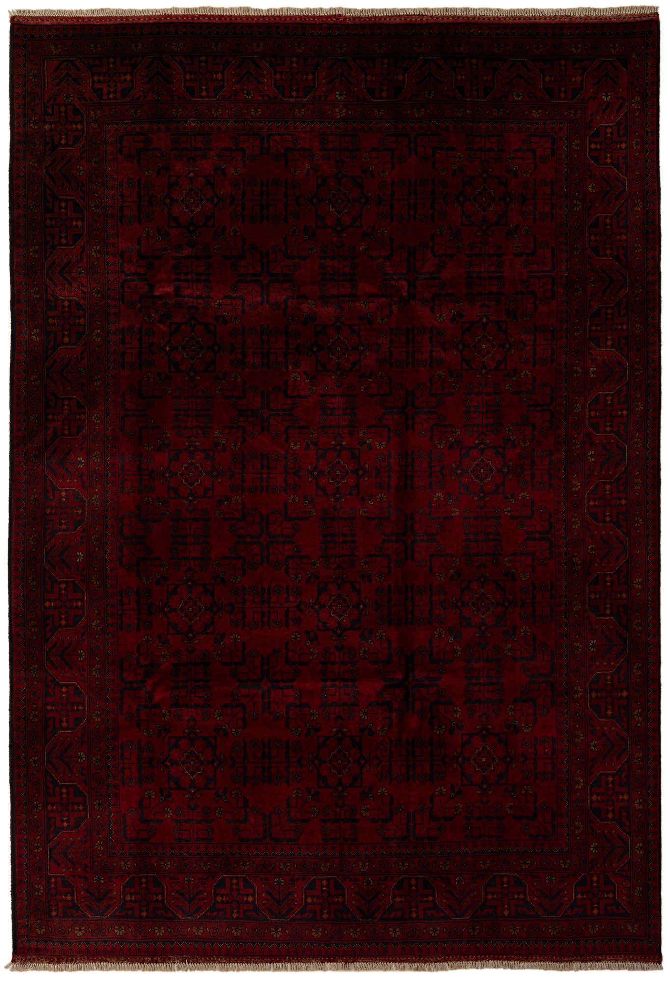 6' 10 x 10' Hand Knotted Khal Mohammadi Wool Rug