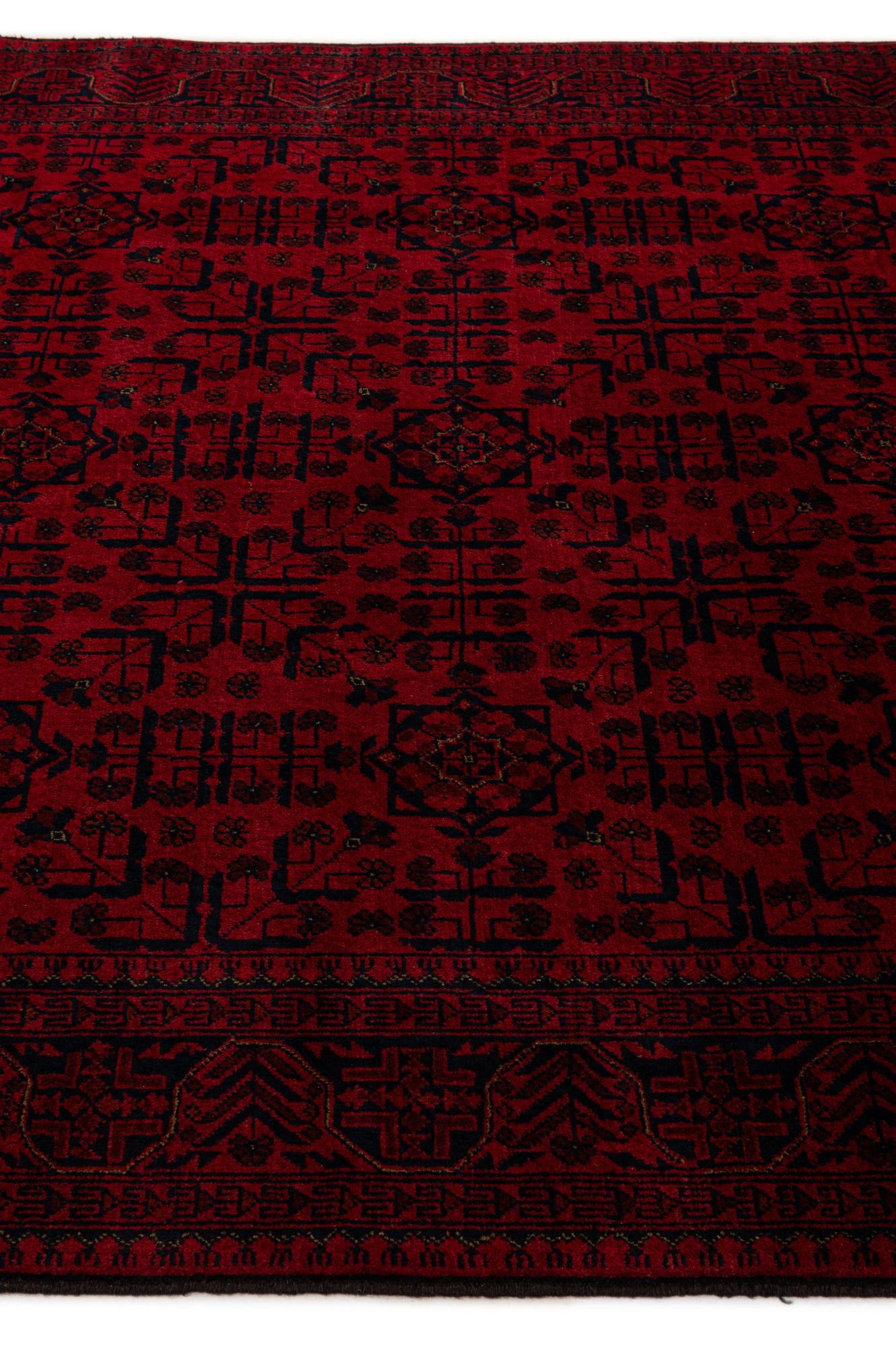 6' 8 x 9' 9 Hand Knotted Khal Mohammadi Wool Rug