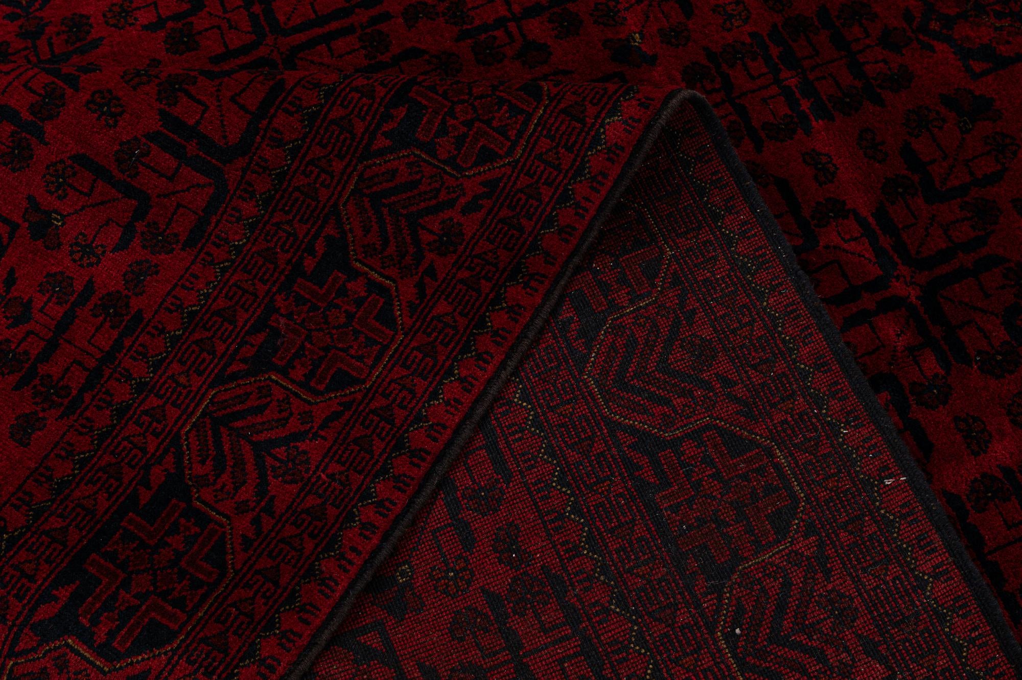 6' 8 x 9' 9 Hand Knotted Khal Mohammadi Wool Rug