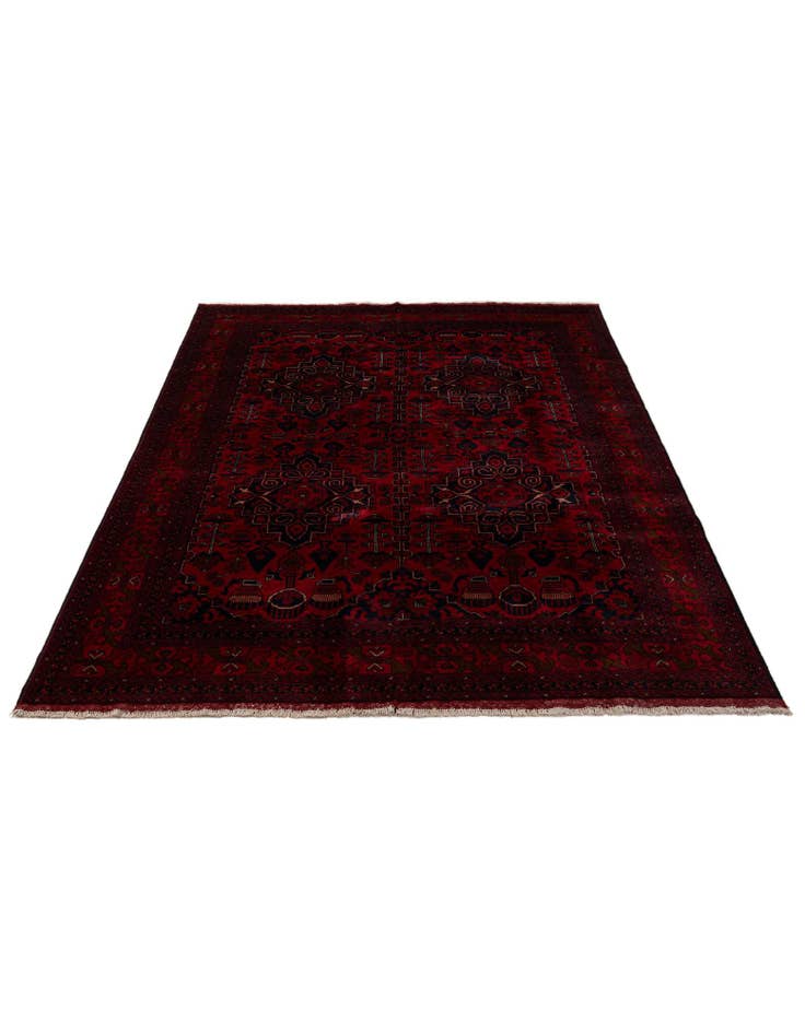 Detail image of 6' 8 x 9' 9  Hand Knotted Khal Mohammadi Wool Rug