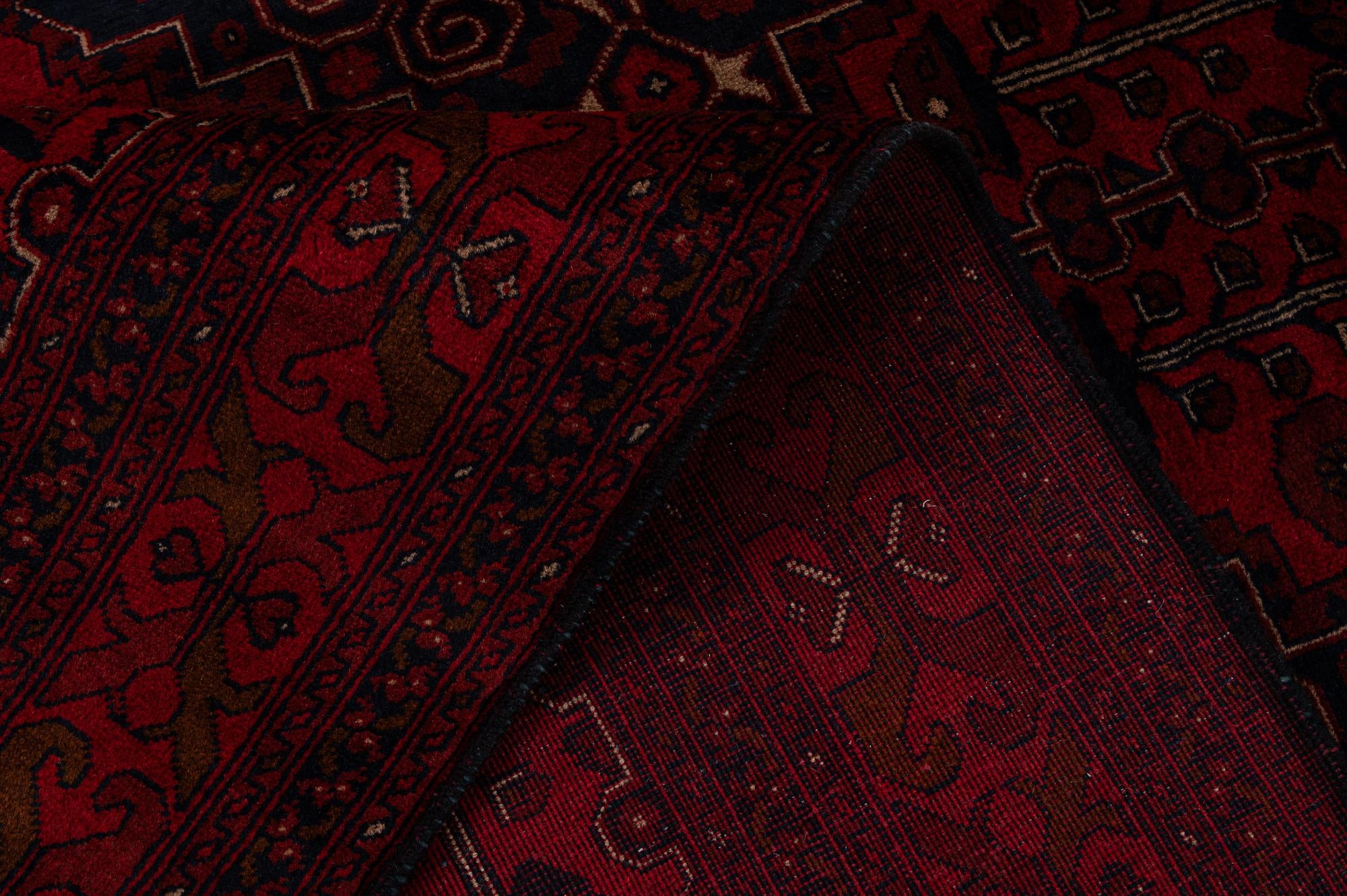 6' 8 x 9' 9 Hand Knotted Khal Mohammadi Wool Rug