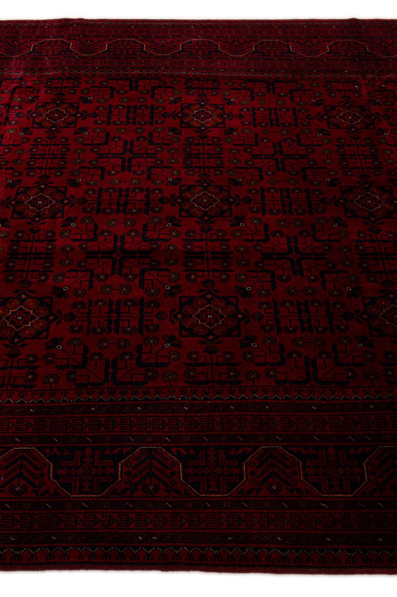 6' 7 x 10' Hand Knotted Khal Mohammadi Wool Rug