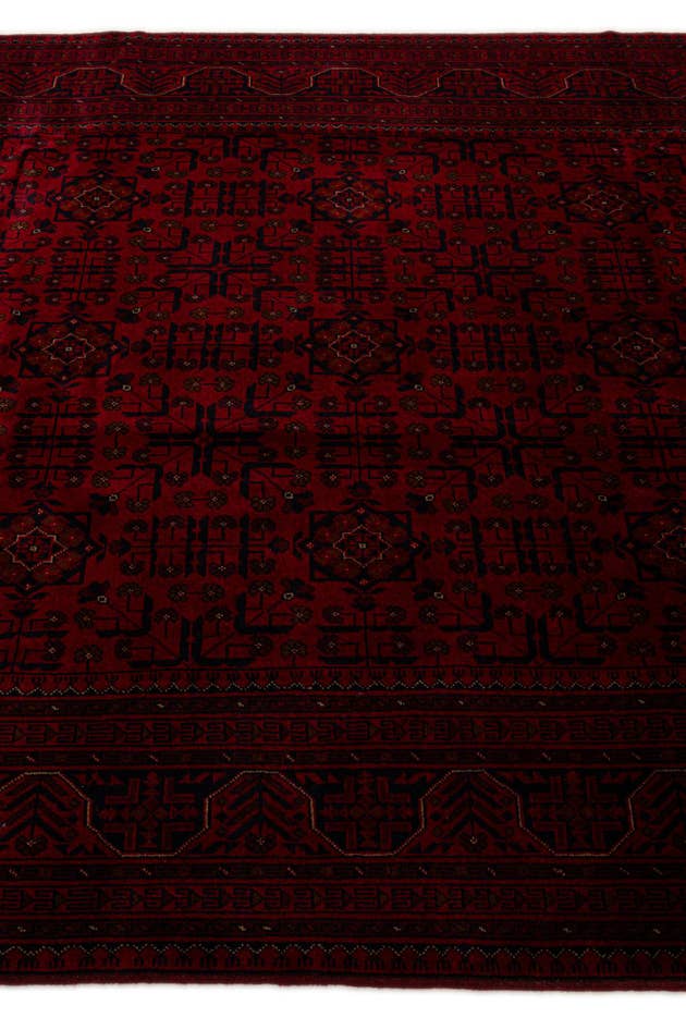 Detail image of 6' 7 x 10' Hand Knotted Khal Mohammadi Wool Rug