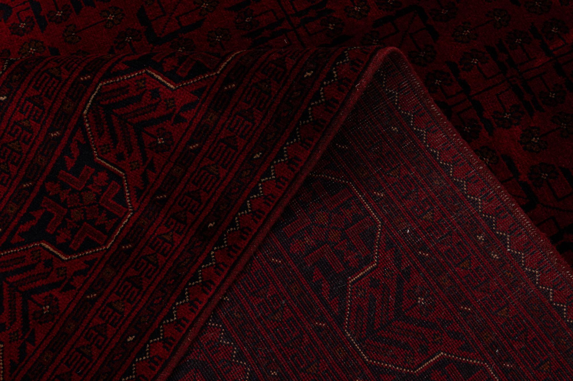 6' 7 x 10' Hand Knotted Khal Mohammadi Wool Rug